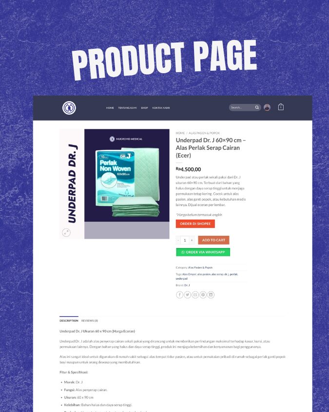 Pembuatan Website Katalog Produk & Optimasi Nugroho Medical - Image 4