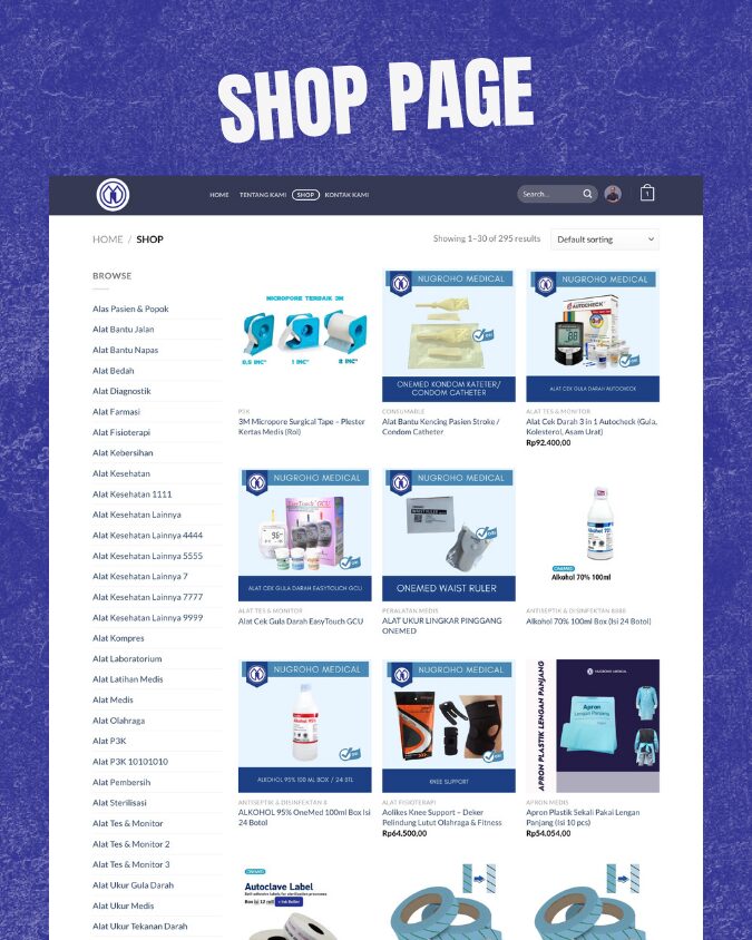 Pembuatan Website Katalog Produk & Optimasi Nugroho Medical - Image 3
