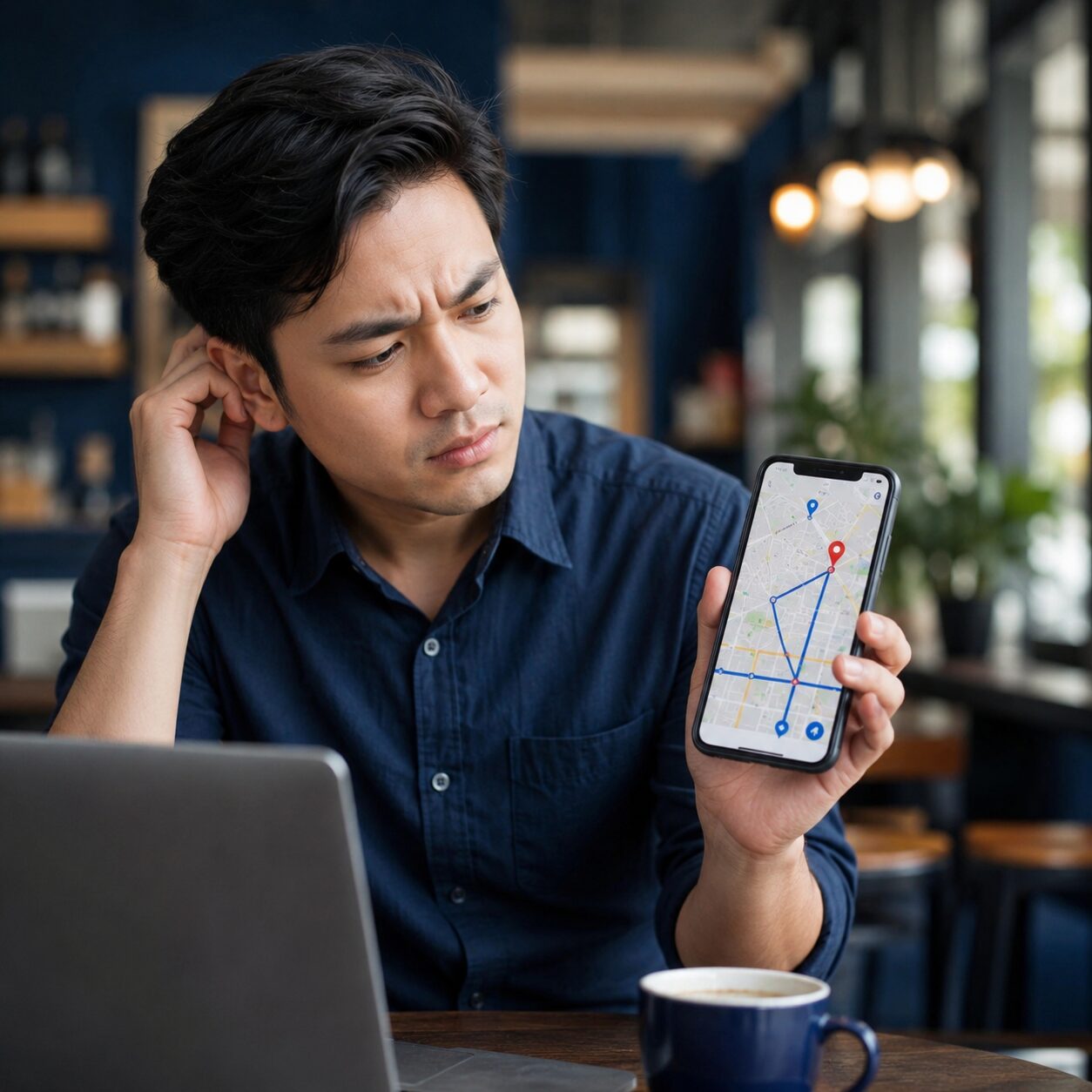 Pemilik bisnis lokal Indonesia kebingungan melihat lokasi bisnisnya tidak muncul di navigasi peta smartphone