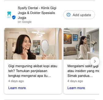 Perencanaan agenda mingguan local citation dan penjadwalan konten postingan lokal secara terstruktur