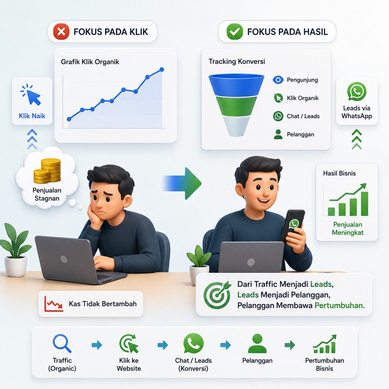 Alur kerja profesional jasa SEO website dalam mengoptimalkan performa bisnis di Google