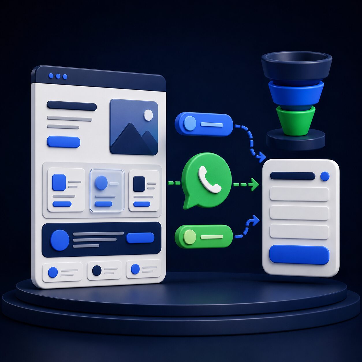 Website Konversi WhatsApp TrafficLab.id
