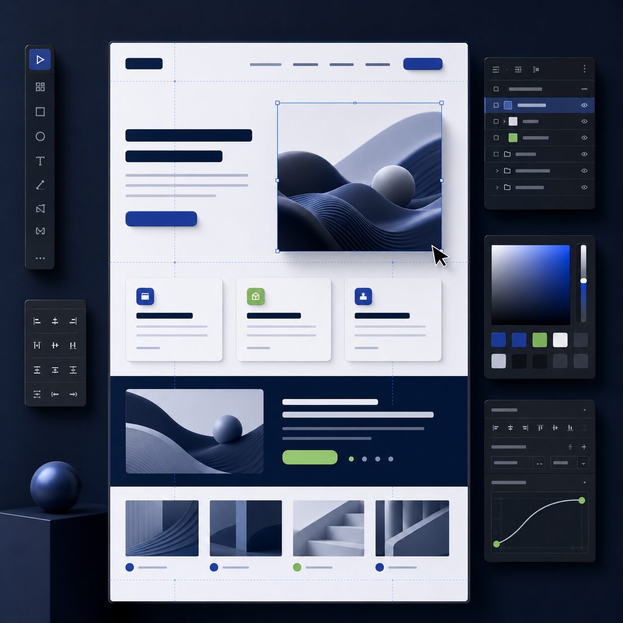 Desain Landing Page TrafficLab.id