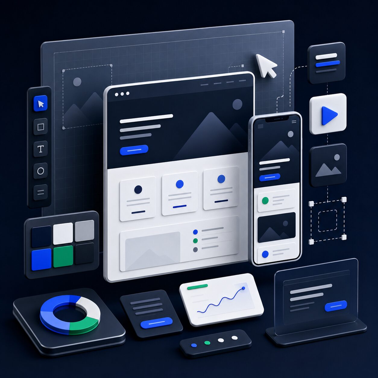 Desain Landing Page TrafficLab.id