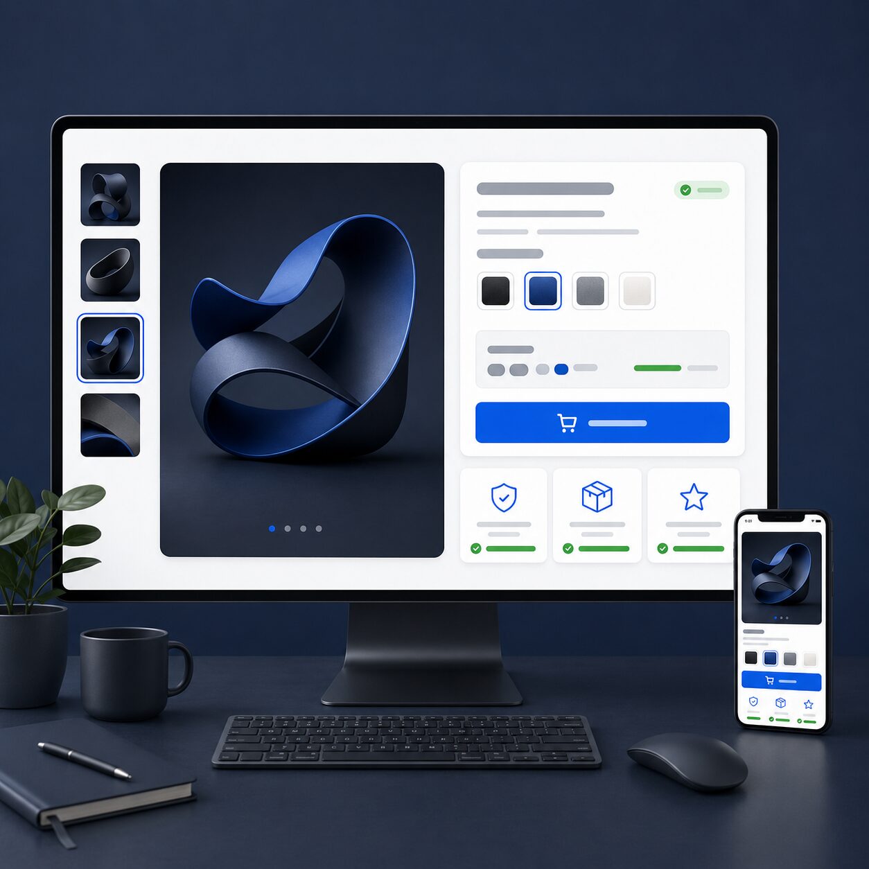 Halaman Produk E-Commerce TrafficLab.id
