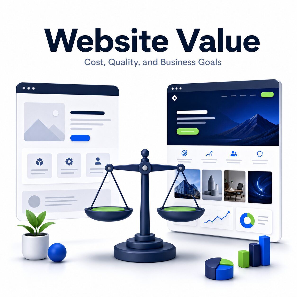 Perbandingan website murah dan website profesional untuk bisnis