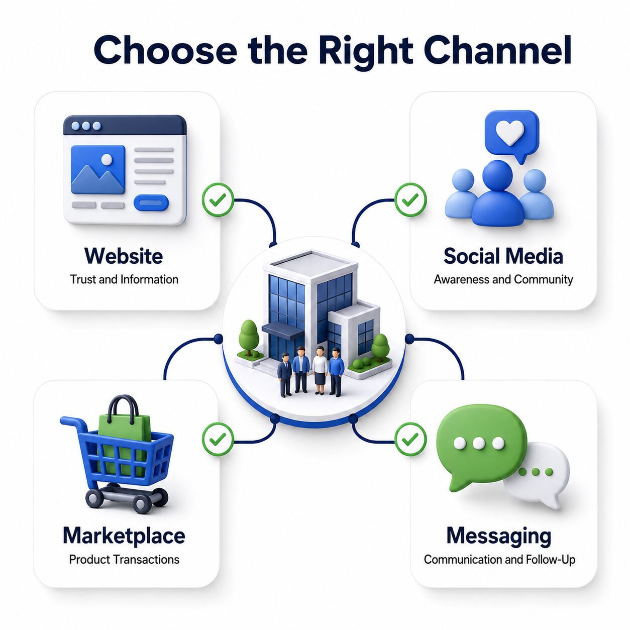 Perbandingan fungsi website media sosial marketplace dan messaging