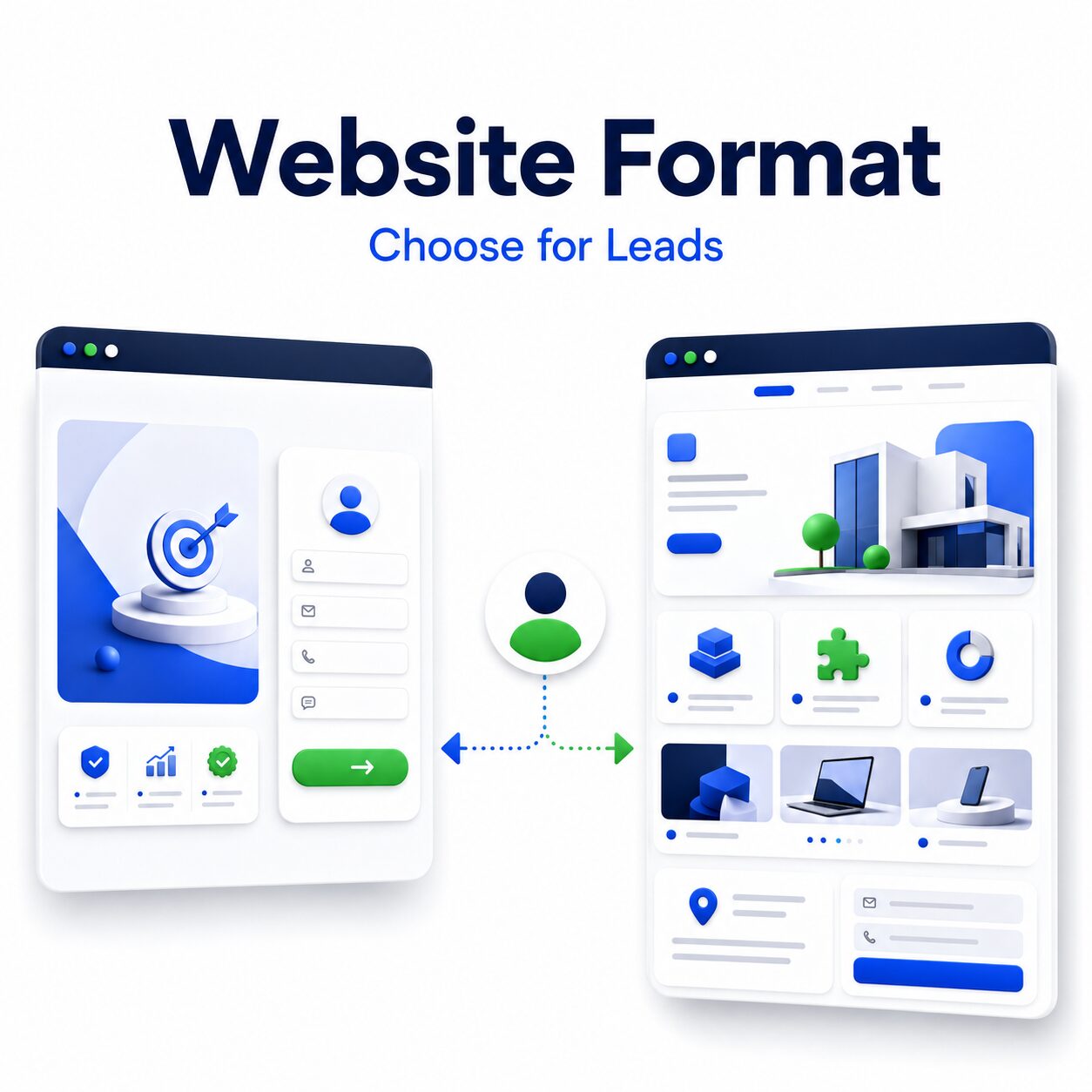 Perbandingan landing page dan website company profile untuk bisnis