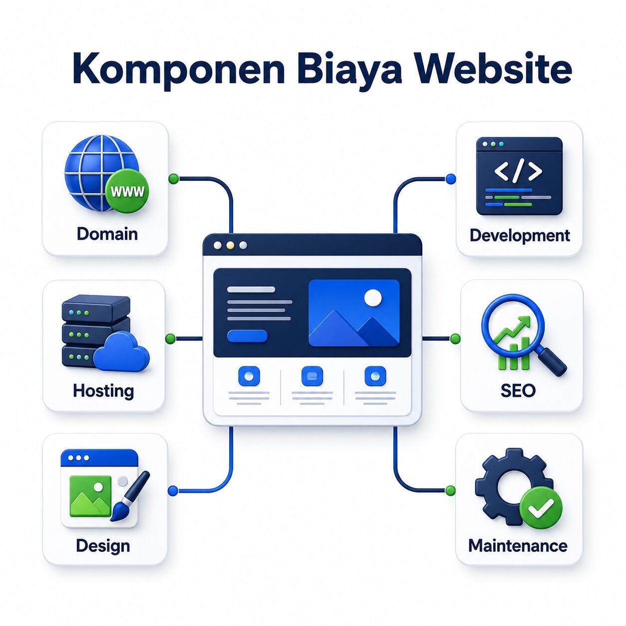 Komponen biaya website