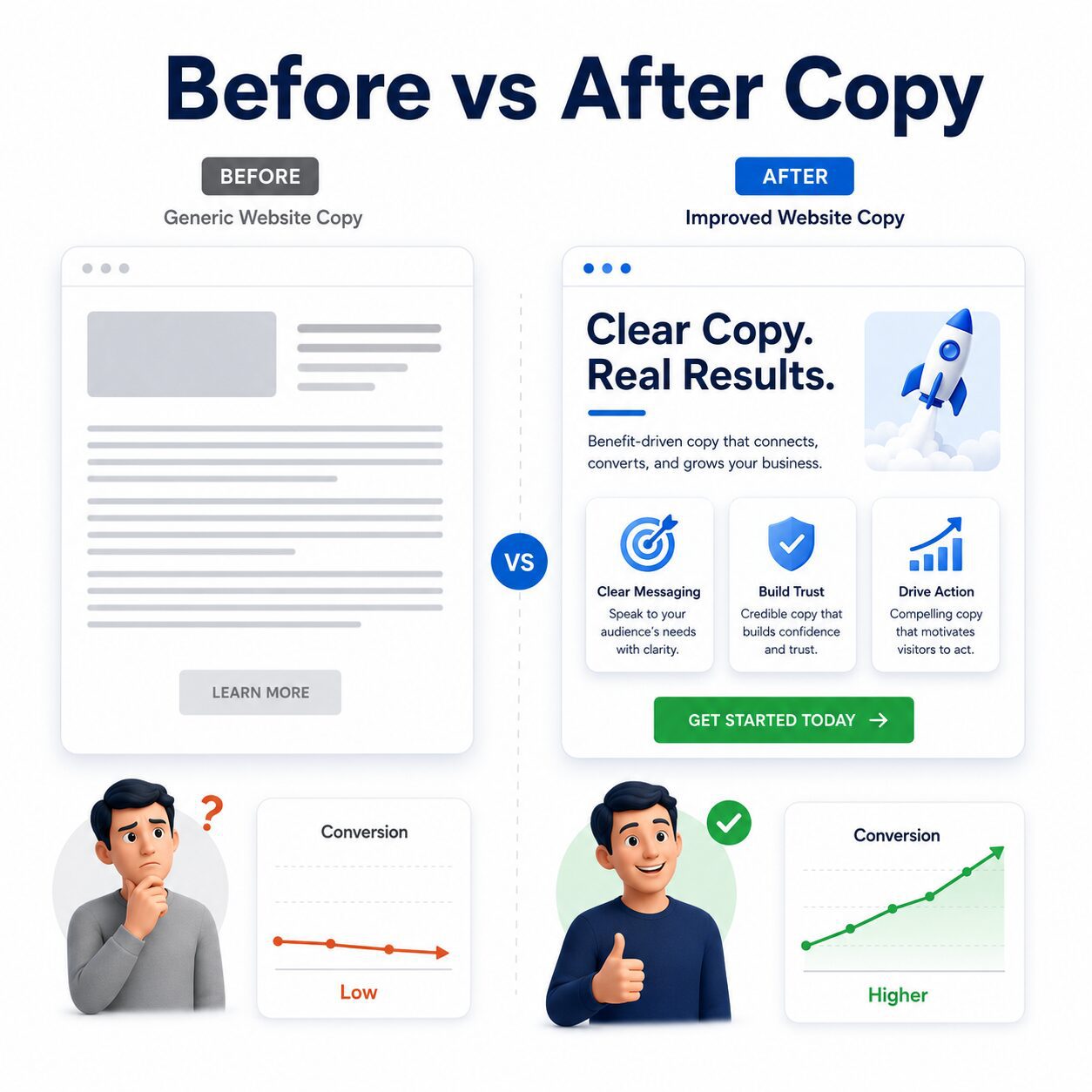 Struktur copywriting website yang efektif