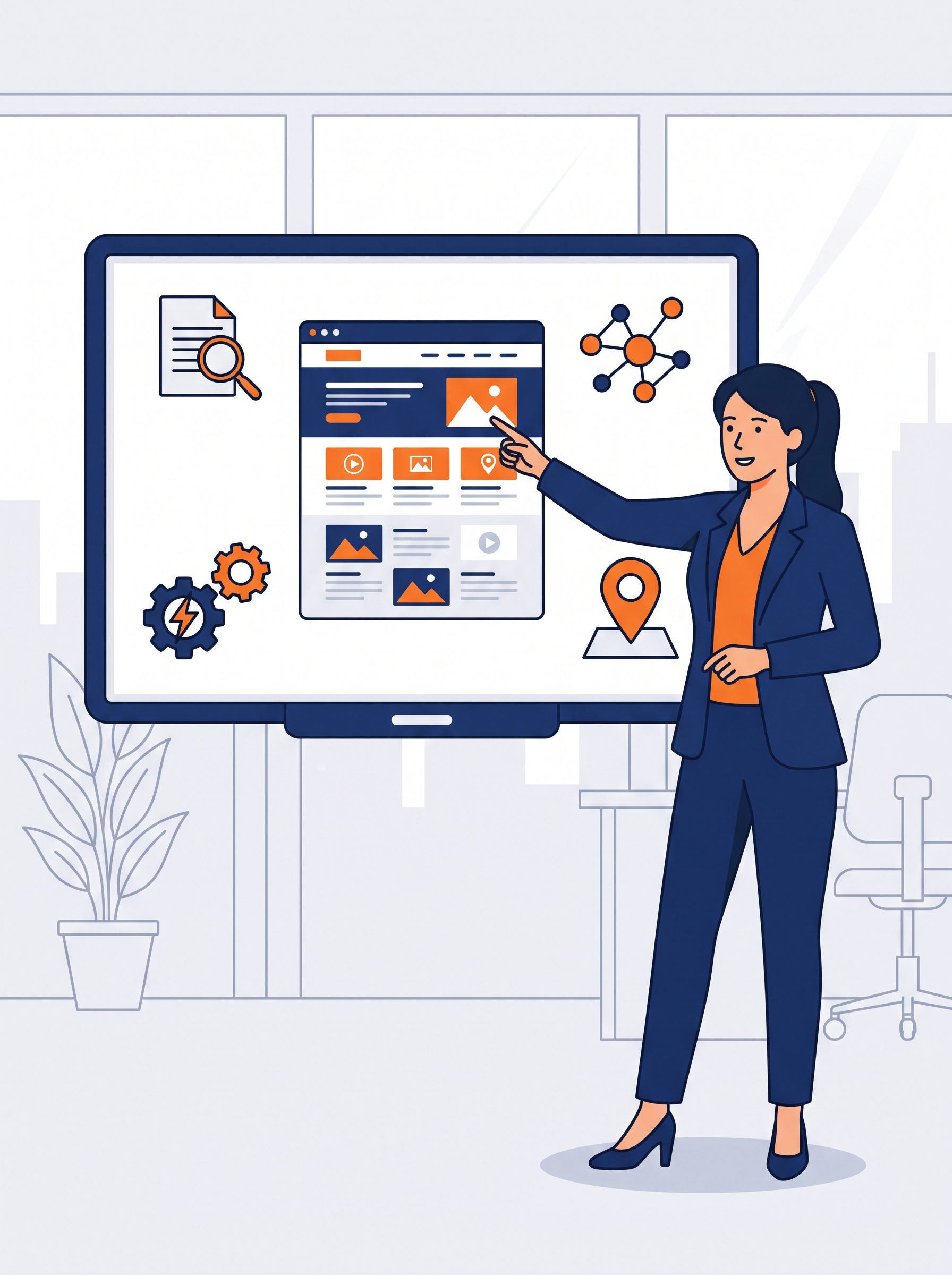 Konsultan digital memaparkan contoh SEO nyata untuk peningkatan traffic dan leads bisnis